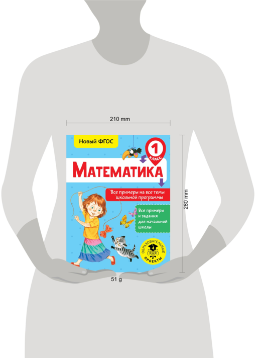 Математика. 1 класс. Все примеры на все темы школьной программы. Новый ФГОС