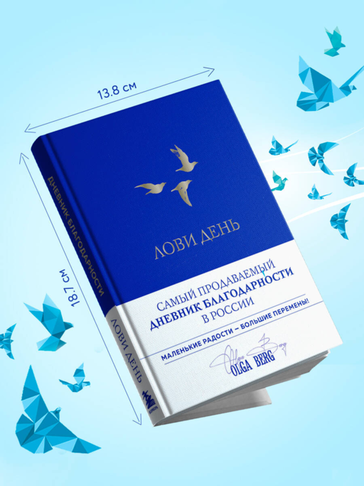 Лови день. Дневник благодарности (подарочное оформление с золотой фольгой)