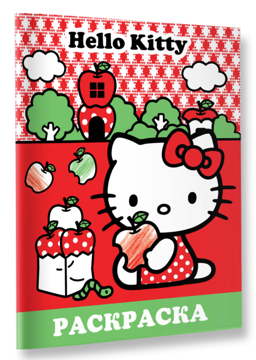 Hello Kitty. Раскраска