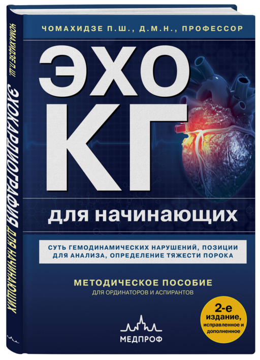 Эхокардиография для начинающих. Суть гемодинамических нарушений, позиции для анализа, определение тяжести порока. 2-е издание, исправленное и дополненное