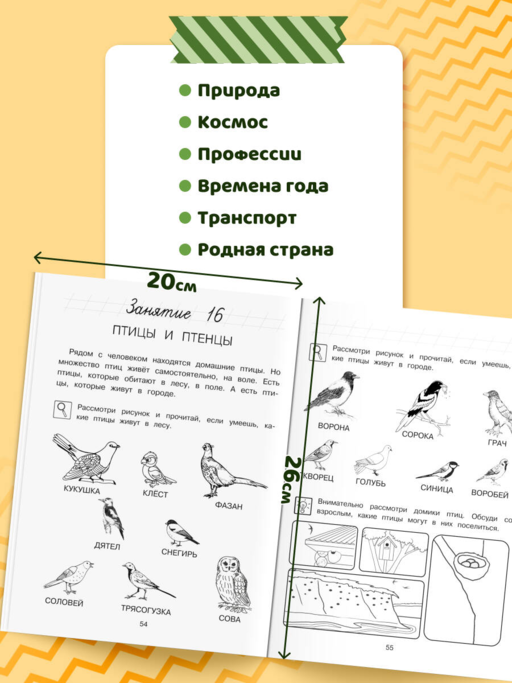 Изучаю мир вокруг: для детей 5-6 лет (ч/б)