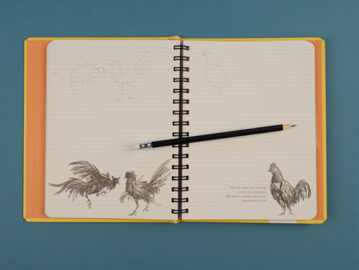 Sketchbook с уроками внутри. Визуальный экспресс-курс по рисованию (желтый)