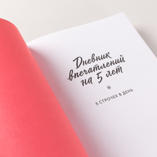 Дневник впечатлений на 5 лет: 5 строчек в день (макси)