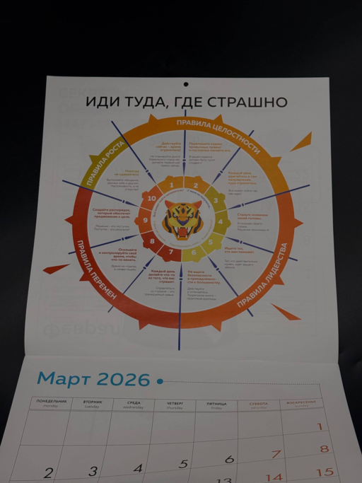 12 главных бестселлеров по саморазвитию. Календарь настенный на 2026 год (300х300)