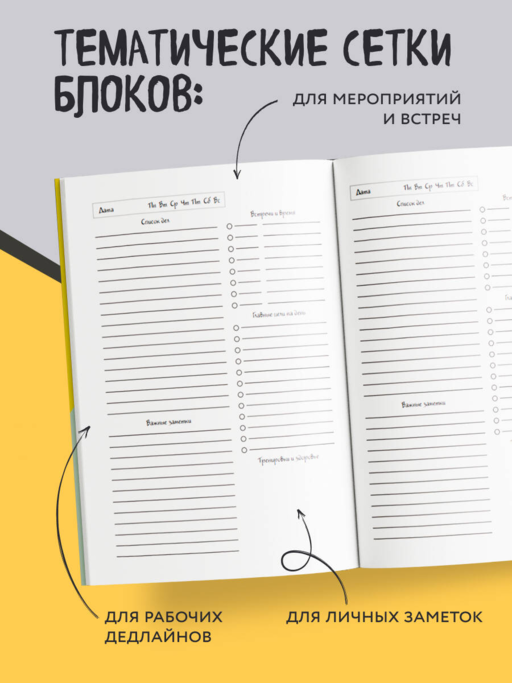 Сильная аура/слабая аура. Ежедневник недатированный (А5, 72 л.)