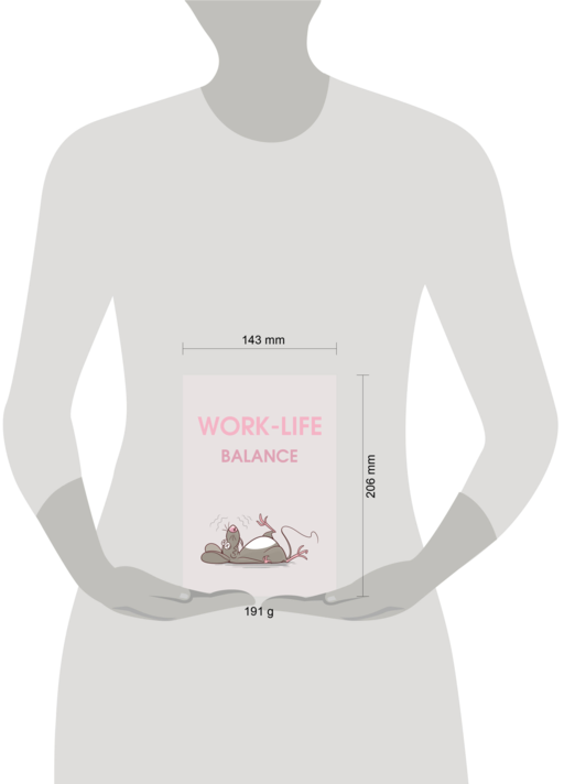WORK-LIFE BALANCE. Ежедневник недатированный (А5, 72 л.)
