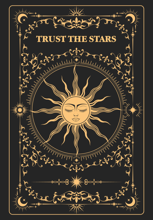 Trust the stars. Ежедневник недатированный (А5, 72 л.)