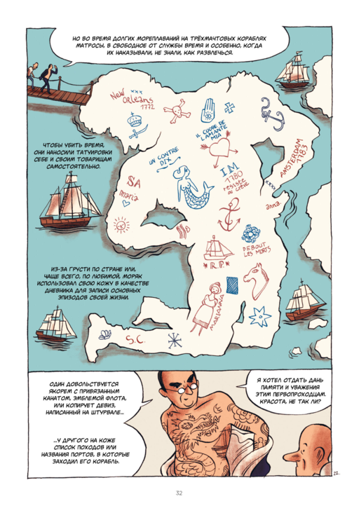 Татуировка в комиксах