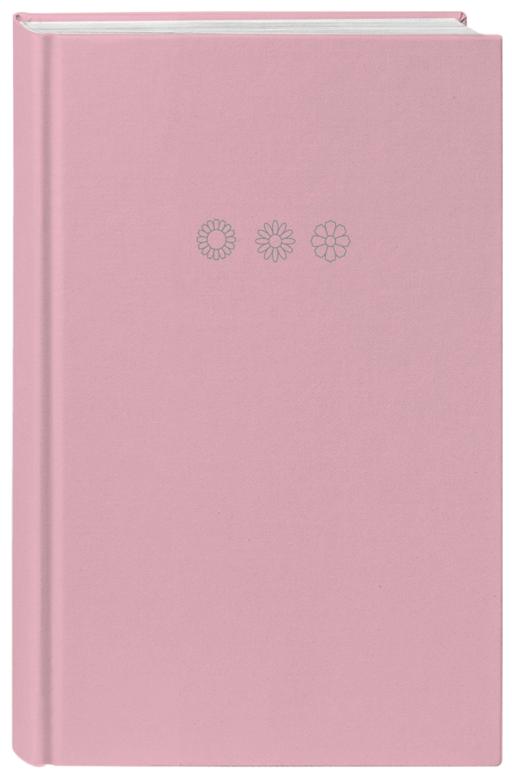 Мои цветочные мгновения. Блокнот с розовыми страницами (А5, обложка на ткани с тиснением фольгой)