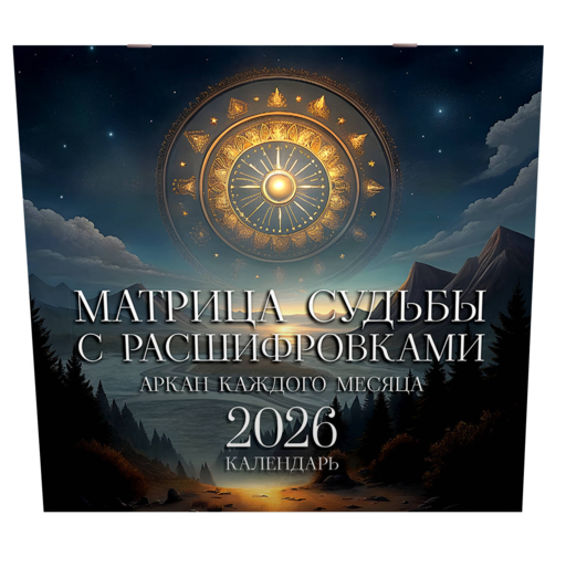 Матрица судьбы с расшифровками. Аркан каждого месяца. Календарь 2026