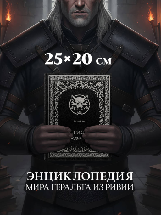 Бестиарий Ведьмака (иллюстрированное издание с закрашенным обрезом)
