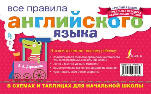Все правила английского языка в схемах и таблицах для начальной школы