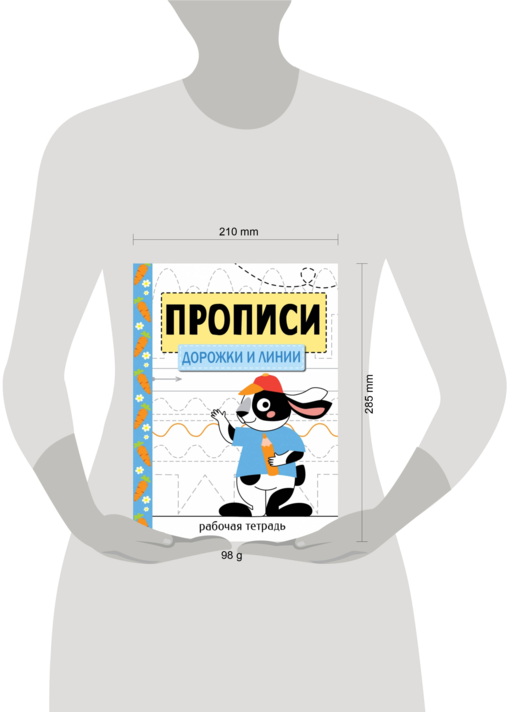 Прописи. Рабочая тетрадь.Дорожки и линии