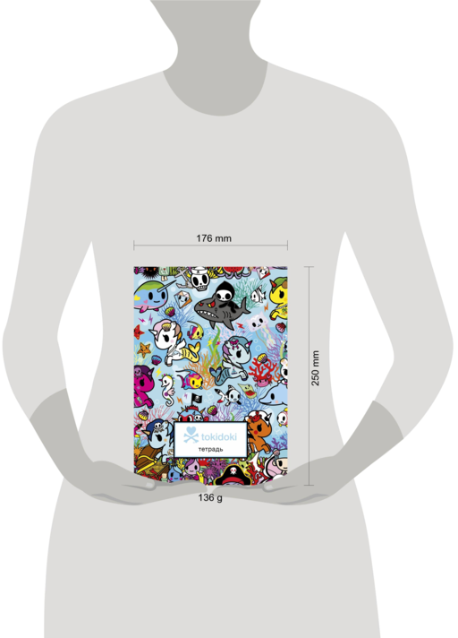 tokidoki. Тетрадь (B5, 40 л., УФ-лак)