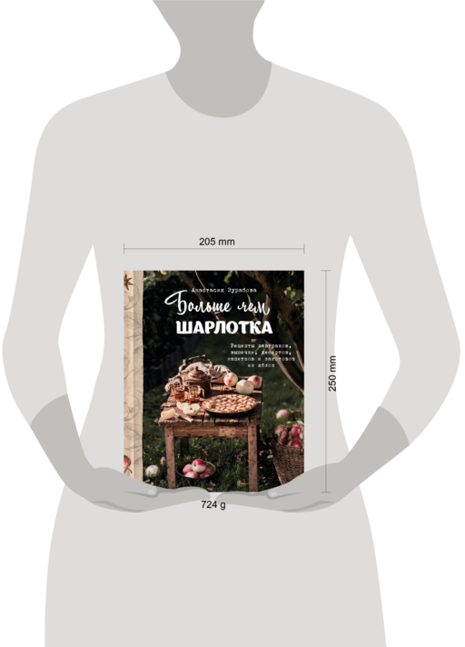 Больше чем шарлотка. Рецепты завтраков, выпечки, десертов, напитков и заготовок из яблок