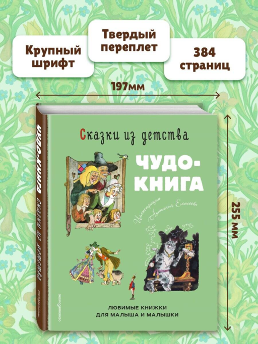 Сказки из детства. Чудо-книга. Любимые книжки для малыша и малышки (ил. А. Елисеева)
