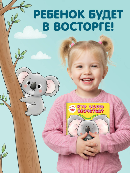 Интерактивные загадки. Кто здесь прячется? (коала)