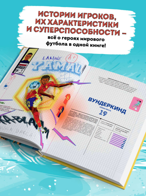 Футбольные супергерои. Футбол в иллюстративном стиле комикса: 80 легенд мирового футбола
