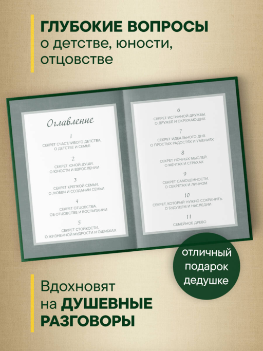 Дедушка, расскажи мне о своем прошлом. Большая книга дедушкиных секретов