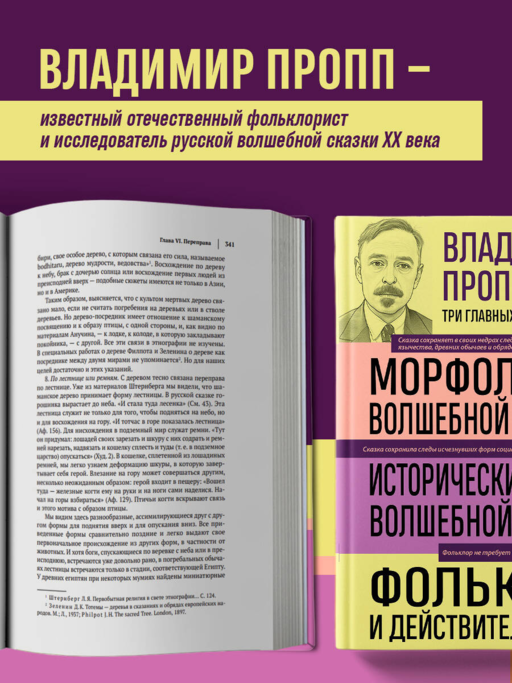 Владимир Пропп. Морфология волшебной сказки. Исторические корни волшебной сказки. Фольклор и действительность