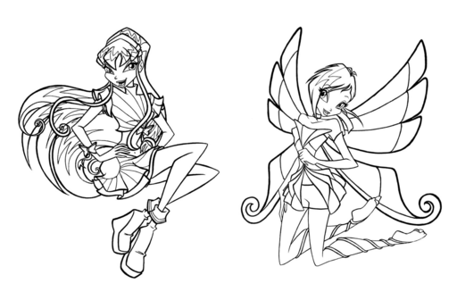 Winx Club. Твори волшебство! Большая раскраска