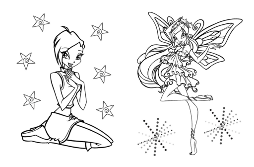 Winx Club. Твори волшебство! Большая раскраска