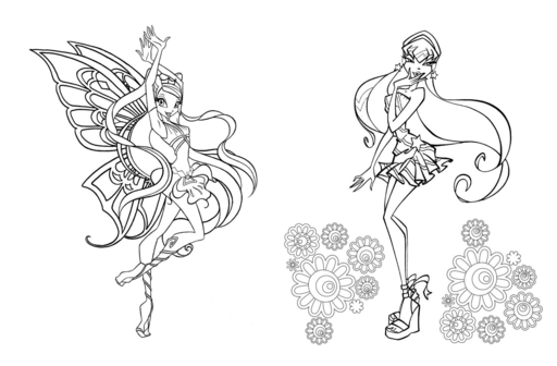 Winx Club. Твори волшебство! Большая раскраска