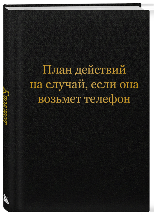 Блокнот. План действий на случай, если она возьмет телефон (А5, 64 л.)