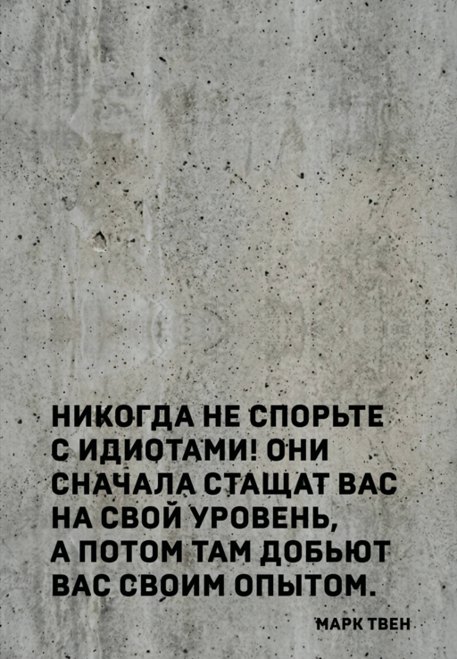 Блокнот. Никогда не спорьте с идиотами! (А5, твердая обложка, 64 л.)