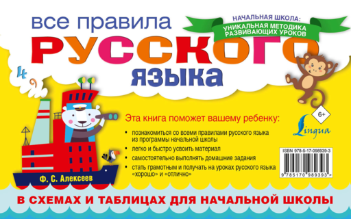 Все правила русского языка в схемах и таблицах для начальной школы