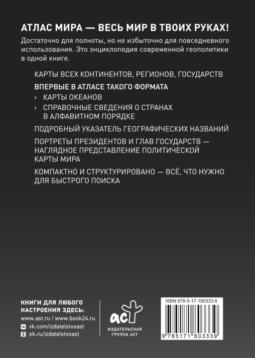 Атлас мира (в новых границах) (Т224)