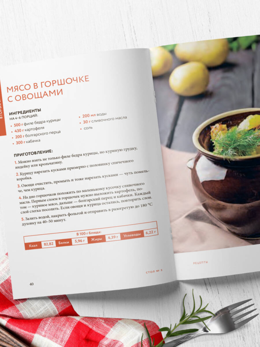 Стол №5. Блюда при панкреатите
