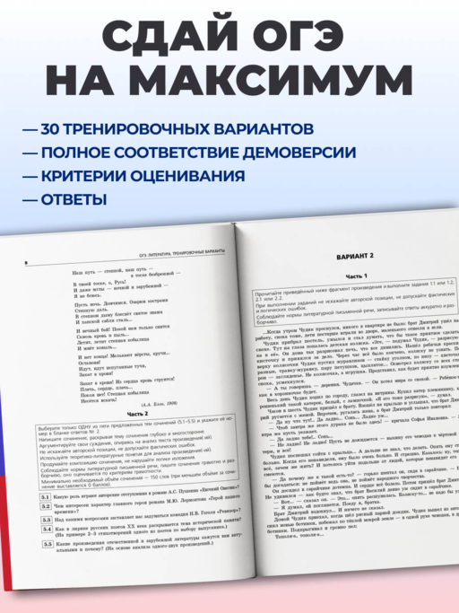 ОГЭ-2027. Литература. Тренировочные варианты. 25 вариантов