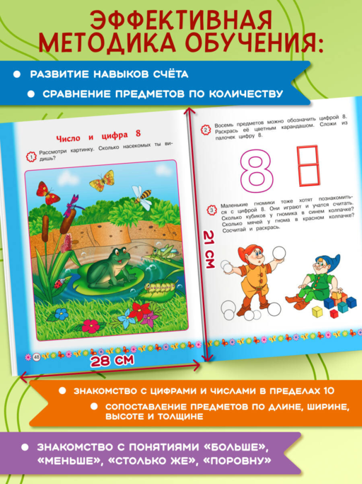 Запоминаем цифры: для детей от 3-х лет