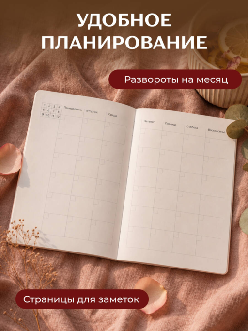 Блокнот-планер недатированный. Мечтай шире! (А4, 36 л., на скобе)
