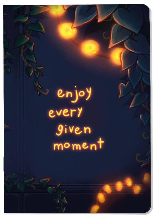 Наслаждайся каждым моментом. Блокнот (А5, 40 л., блок в точку)
