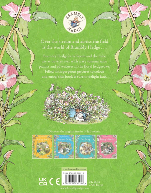 Brambly hedge: nature colouring book Ежевичная изгородь. Раскраска о природе /Книги на английском языке
