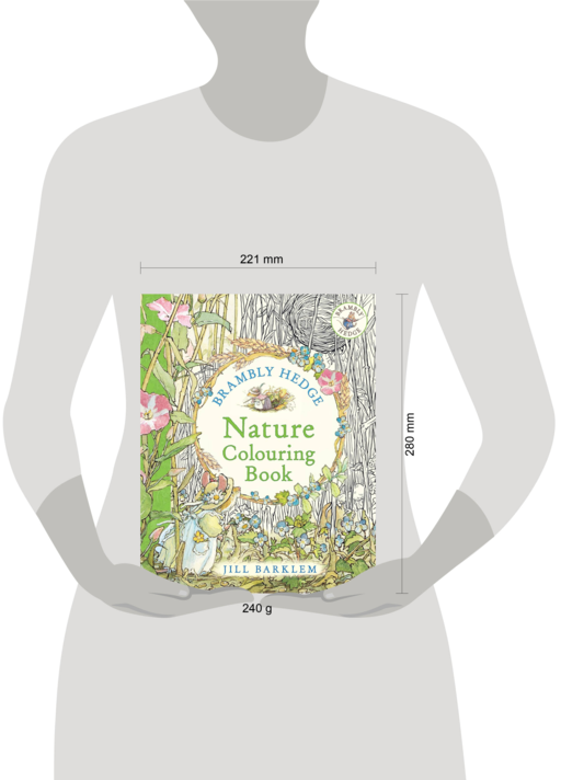 Brambly hedge: nature colouring book Ежевичная изгородь. Раскраска о природе /Книги на английском языке