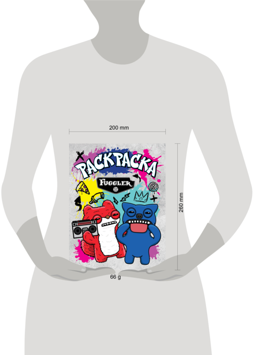 Fugglers. Раскраска (серая)
