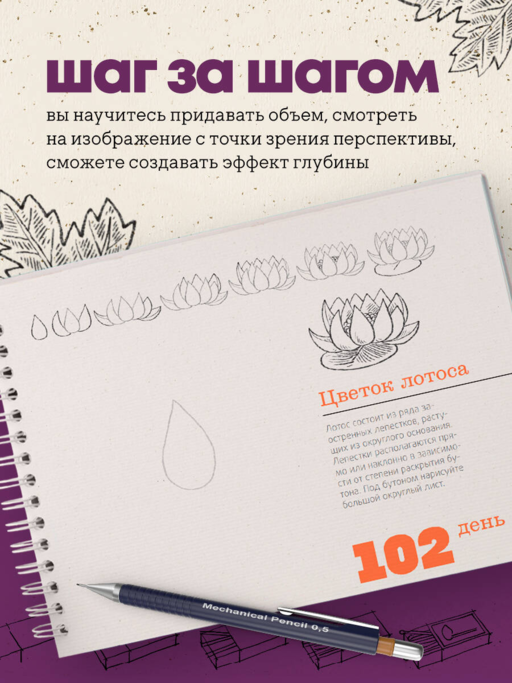 365 дней рисования. Пошаговые техники для начинающих художников