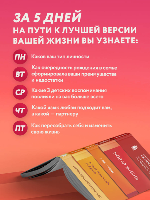 Новая жизнь к пятнице. Лучшая версия себя за 5 дней