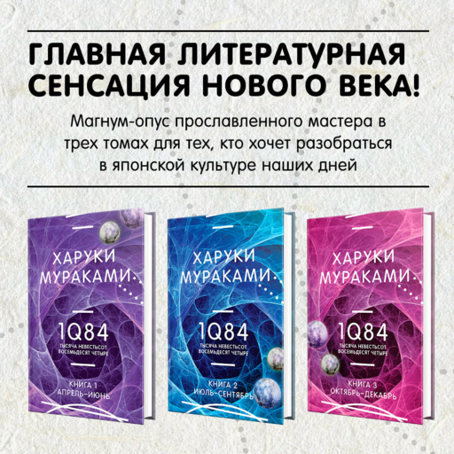 1Q84. Тысяча Невестьсот Восемьдесят Четыре. Кн. 1. Апрель - июнь