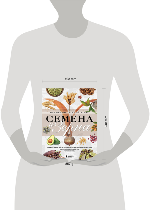 Семена и зерна. Иллюстрированный атлас. Удивительные факты о сельскохозяйственных культурах и их влияние на развитие человечества