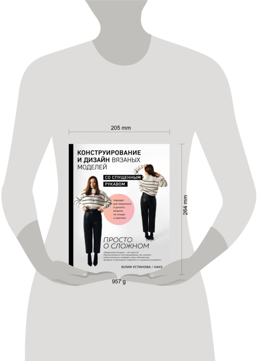 Конструирование и дизайн вязаных моделей с спущенным рукавом. Просто о сложном