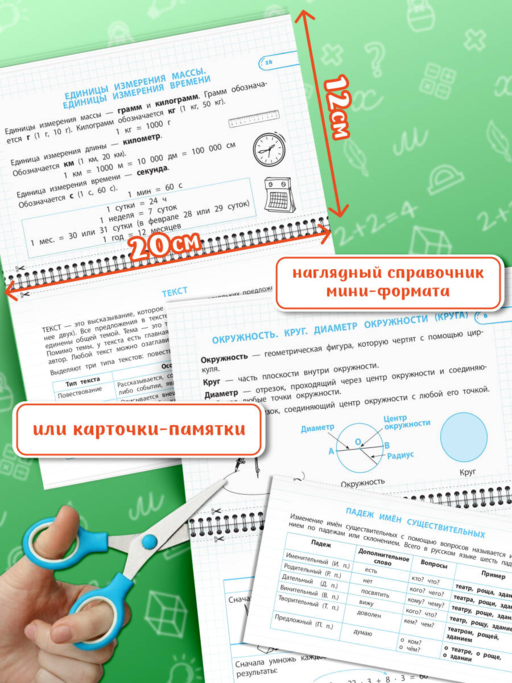Все правила математики и русского языка. 3 класс