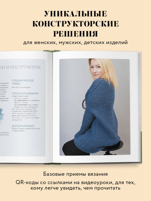 Необычные конструкции обычных вещей. Интерактивные мастер-классы по вязанию на спицах стильной одежды